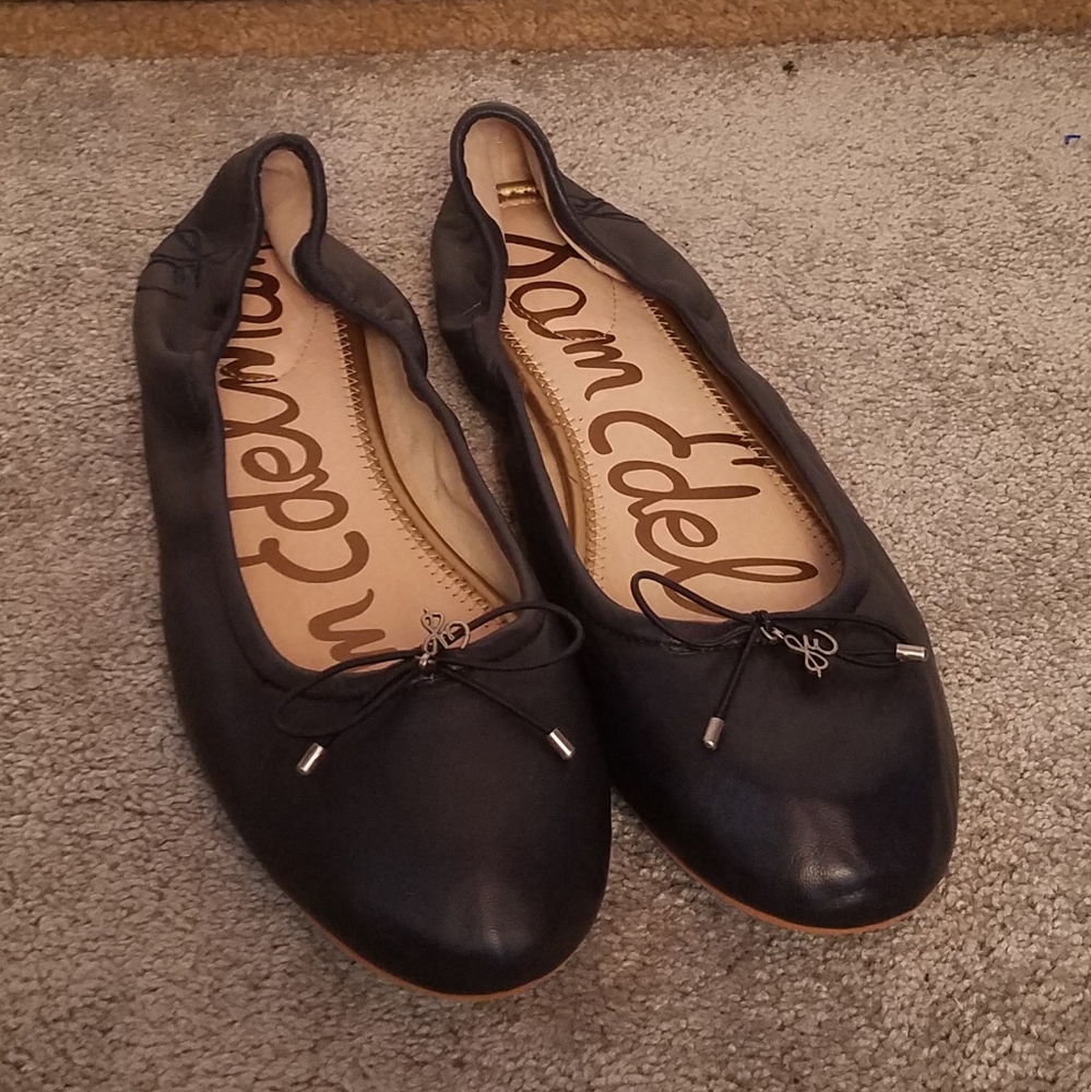 Sam Edelman Felicia Navy Blue Ballet Flats size 12
